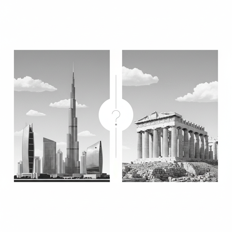 خرید ملک در دبی یا آتن؛ کدام بهتر است؟ - Cover Image