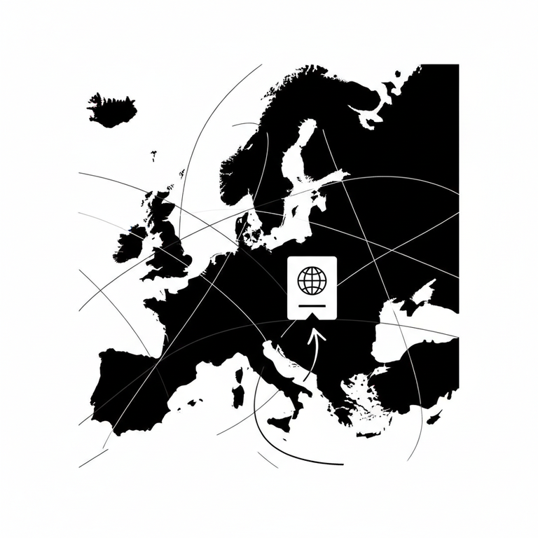 دریافت اقامت اروپا بدون خرید ملک - Cover Image